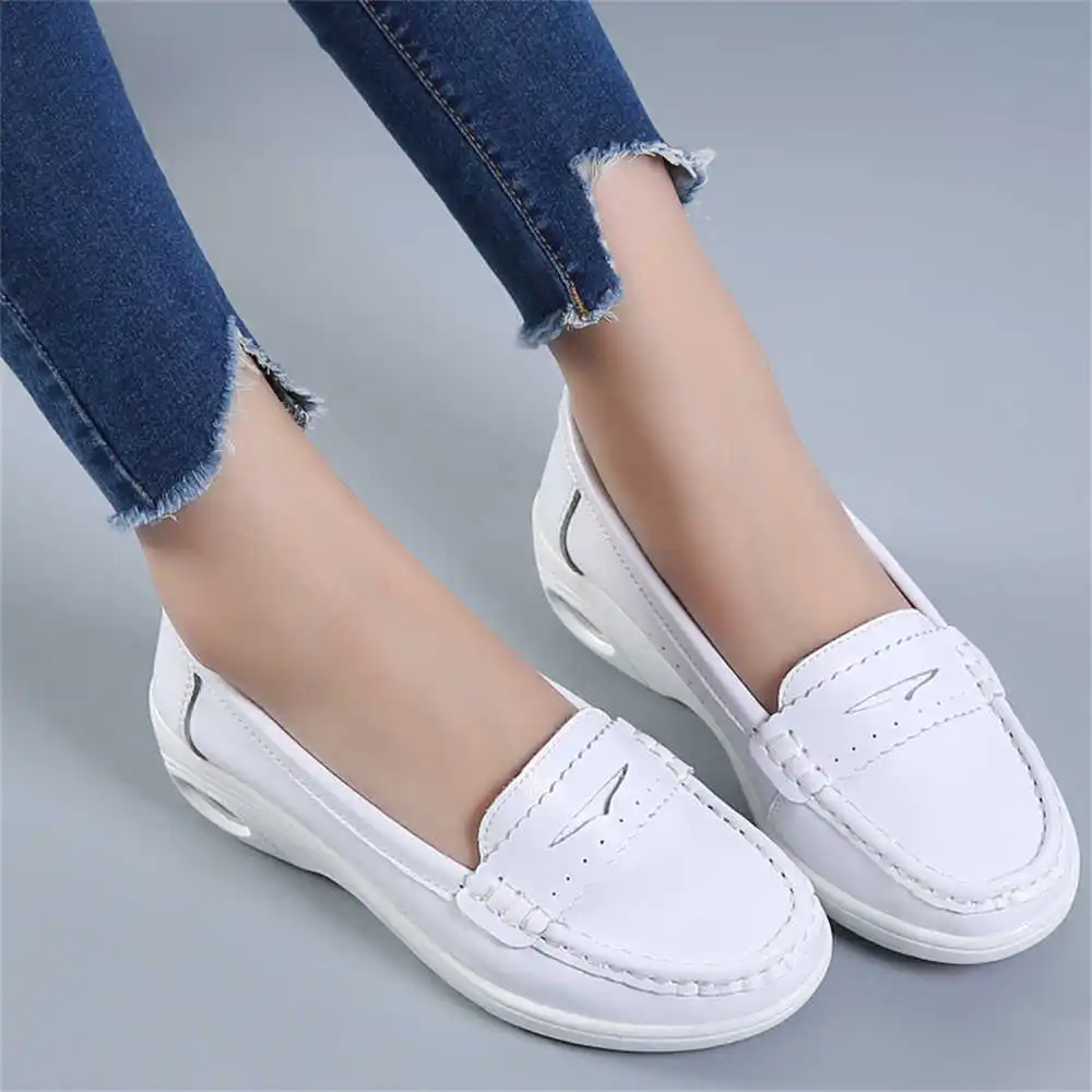 Best Tech Office Accessories - Thick Sole Slipon White Trainers For