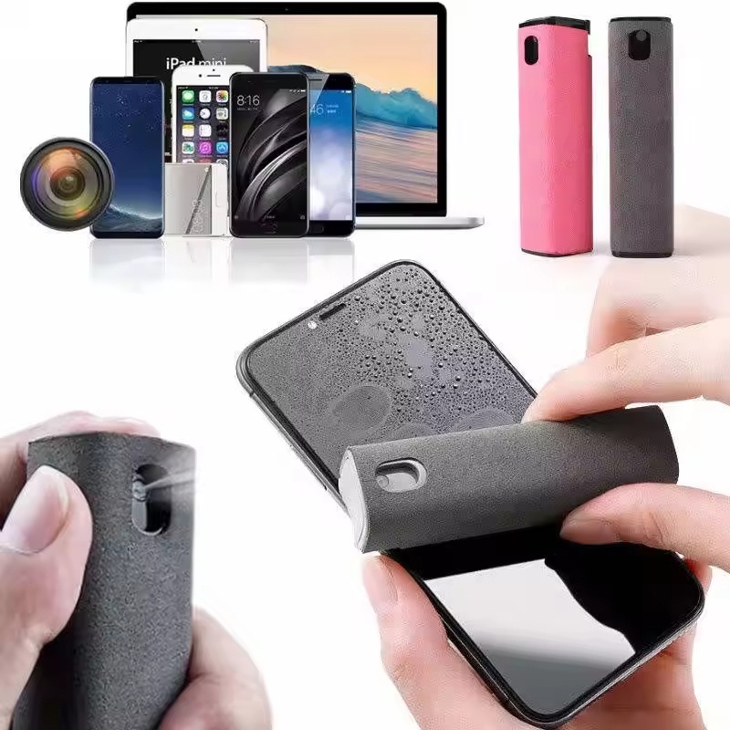 Screen Cleaner Spray - 2-In-1 Mobile Phone Screen Spray Bottle
