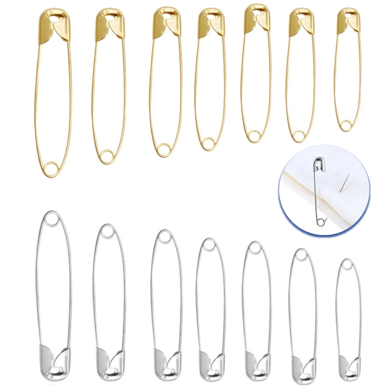 Unique Tech Accessories - 100Pcs/lot Stainless Steel Safety Pins 18-53mm