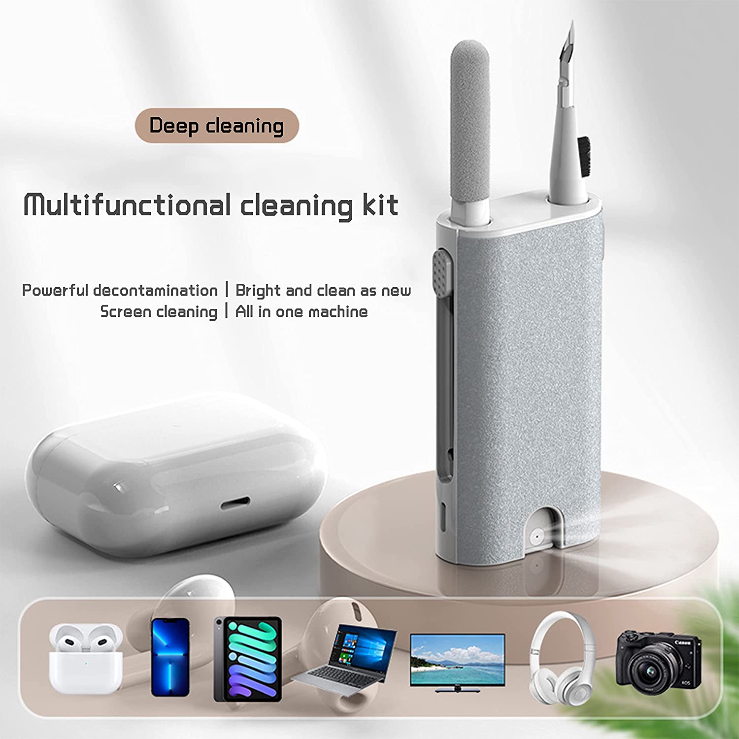 Screen Cleaner Spray - 5 in 1 Earphone Cleaner Brush
