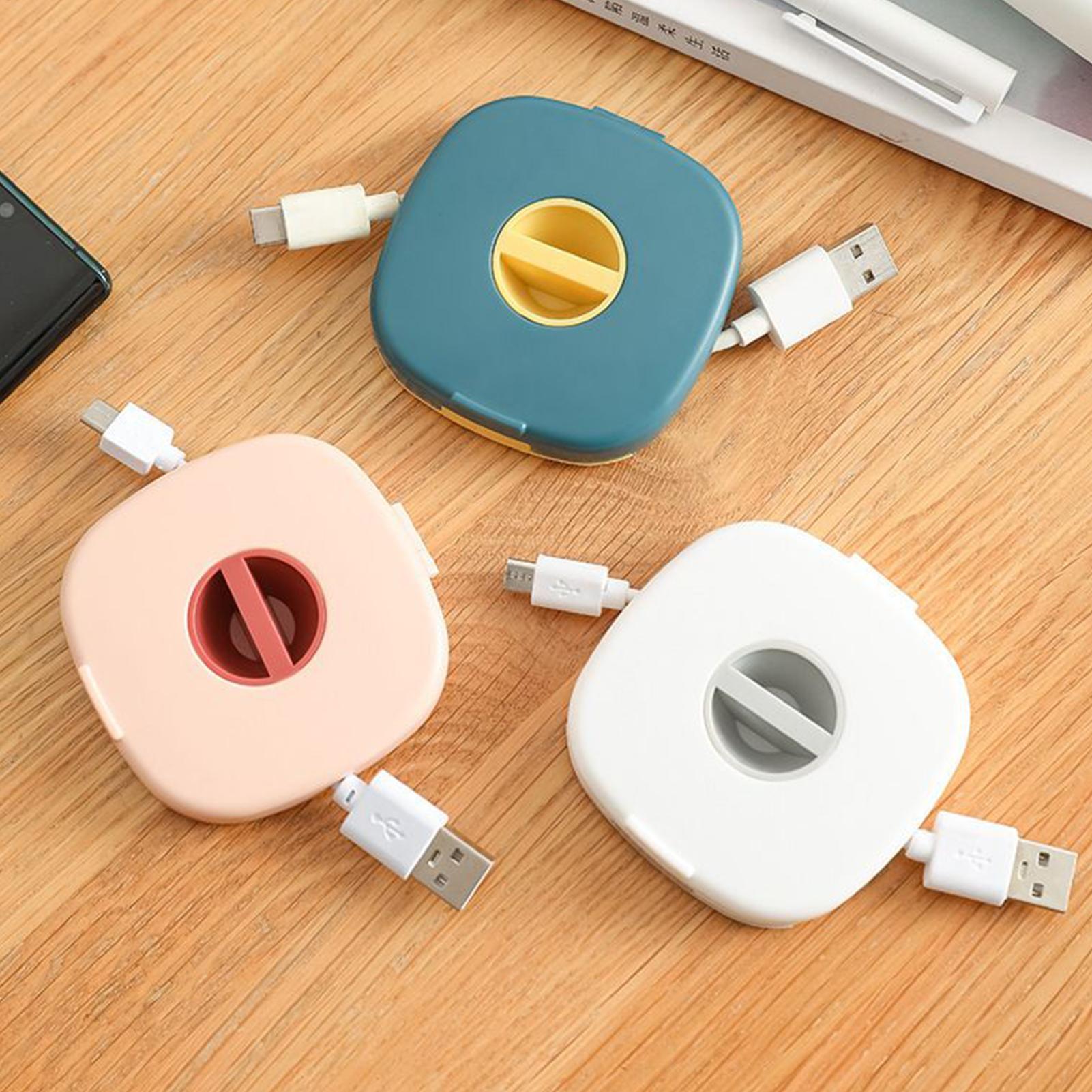 Tech Accessories For Iphone - Cable Organizer Case Charger Cord Winder