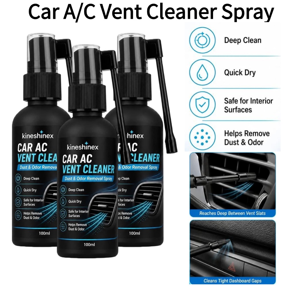 Screen Cleaner Spray - Car Air Conditioner Vent Cleaner Spray