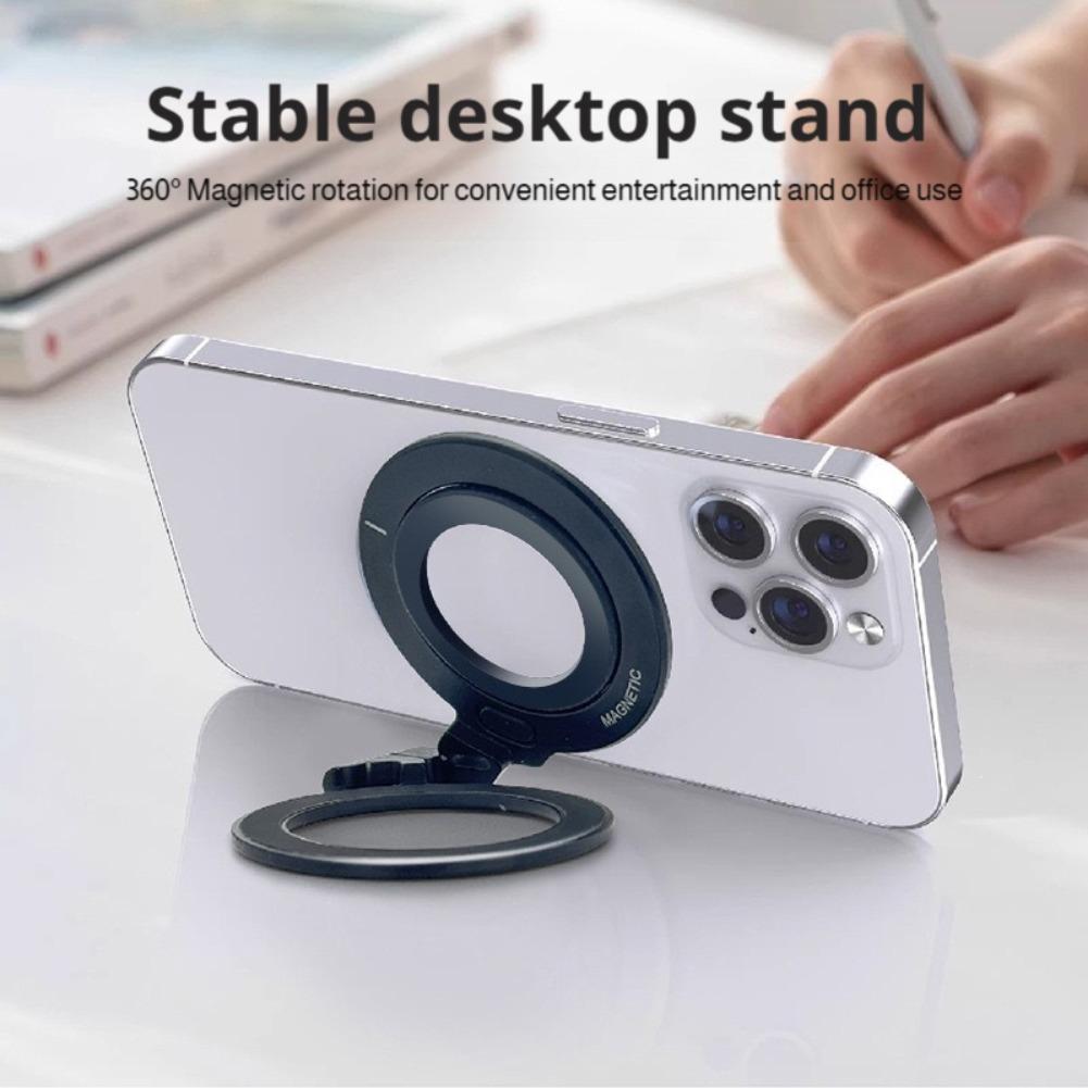Foldable Magnetic Ring Grip Om - Phone Stand Aluminum recension och pris
