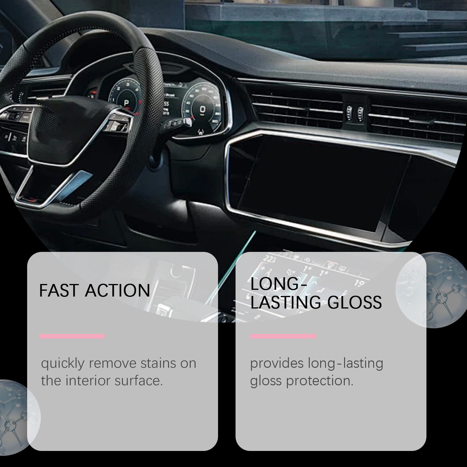 100ml Auto Interior Polish Car - Screen Cleaner Spray recension och pris