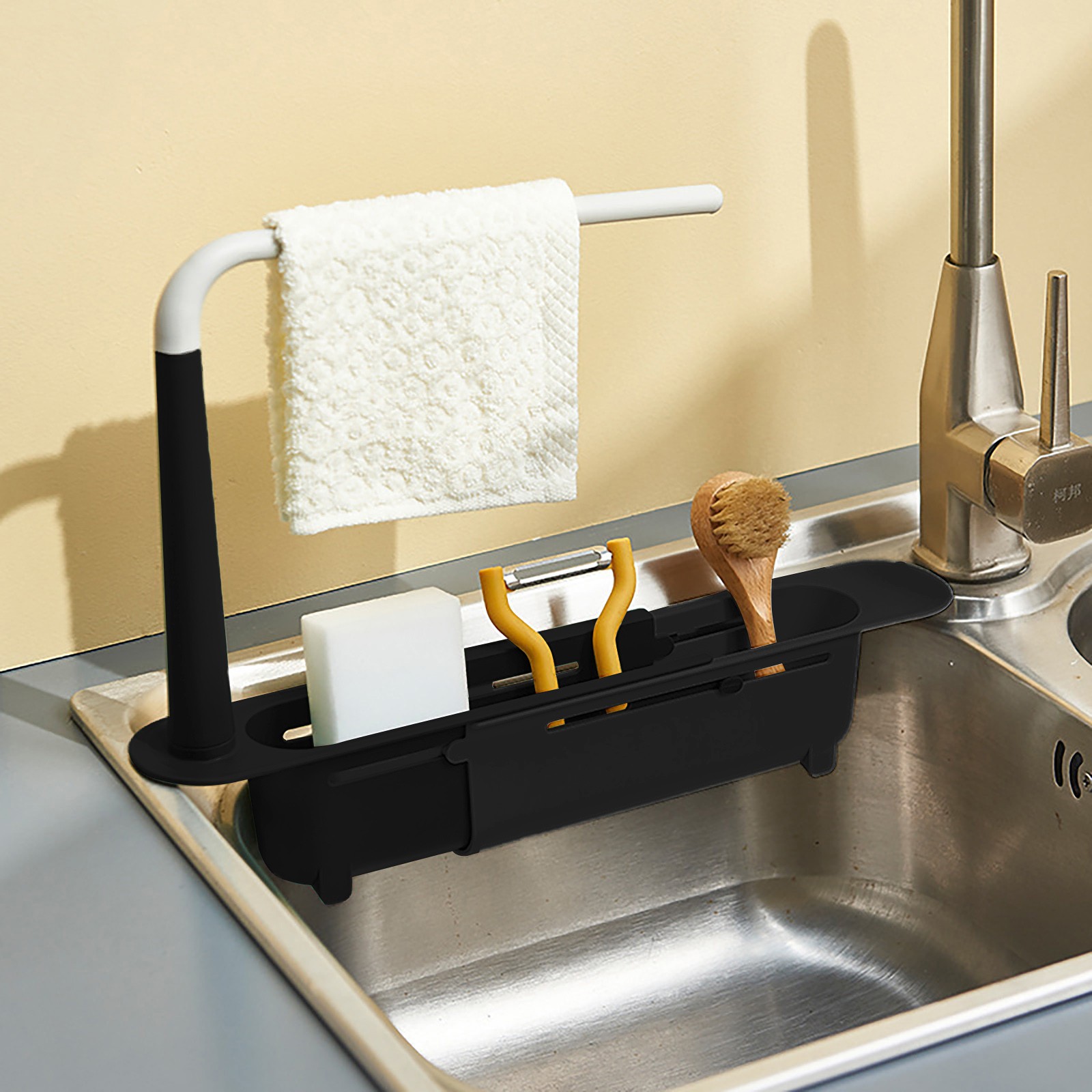elescopic Sink Shelf Drainer R - Tech Accessories Organizer recension och pris