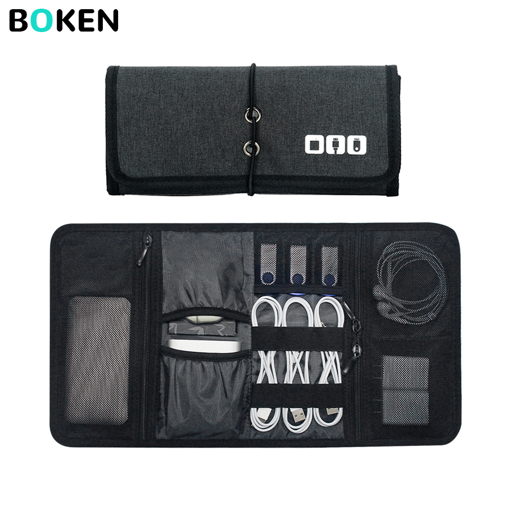 Tech Organizer Bag Cable Stora - Tech Accessories Travel Bag recension och pris