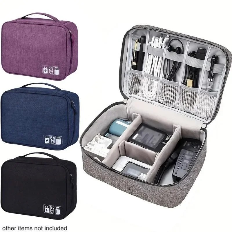 Electronics Organizer Travel C - Tech Accessories Travel Bag recension och pris