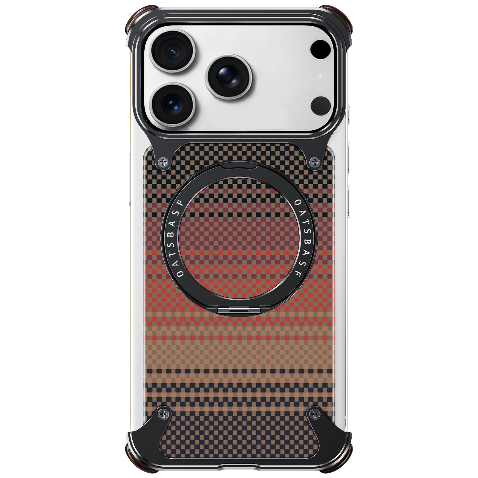 Oatsbasf Carbon Fiber Textured - Phone Stand Aluminum recension och pris