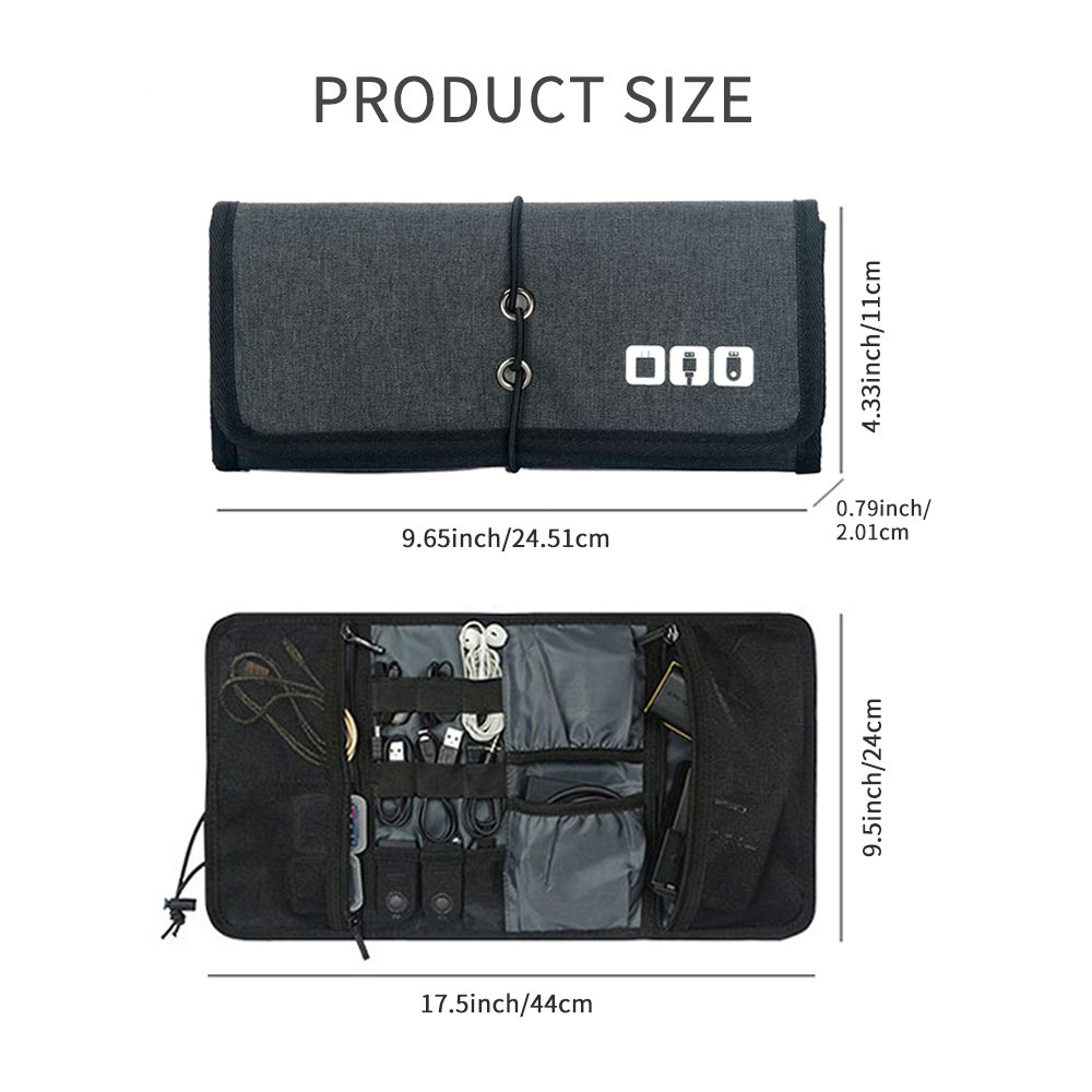 Electronic Organizer Cord Pouc - Tech Accessories Travel Bag recension och pris