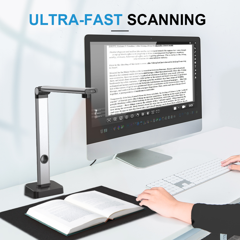 JOYUSING  L14 14MP HD Book & D - Document Scanner Portable recension och pris