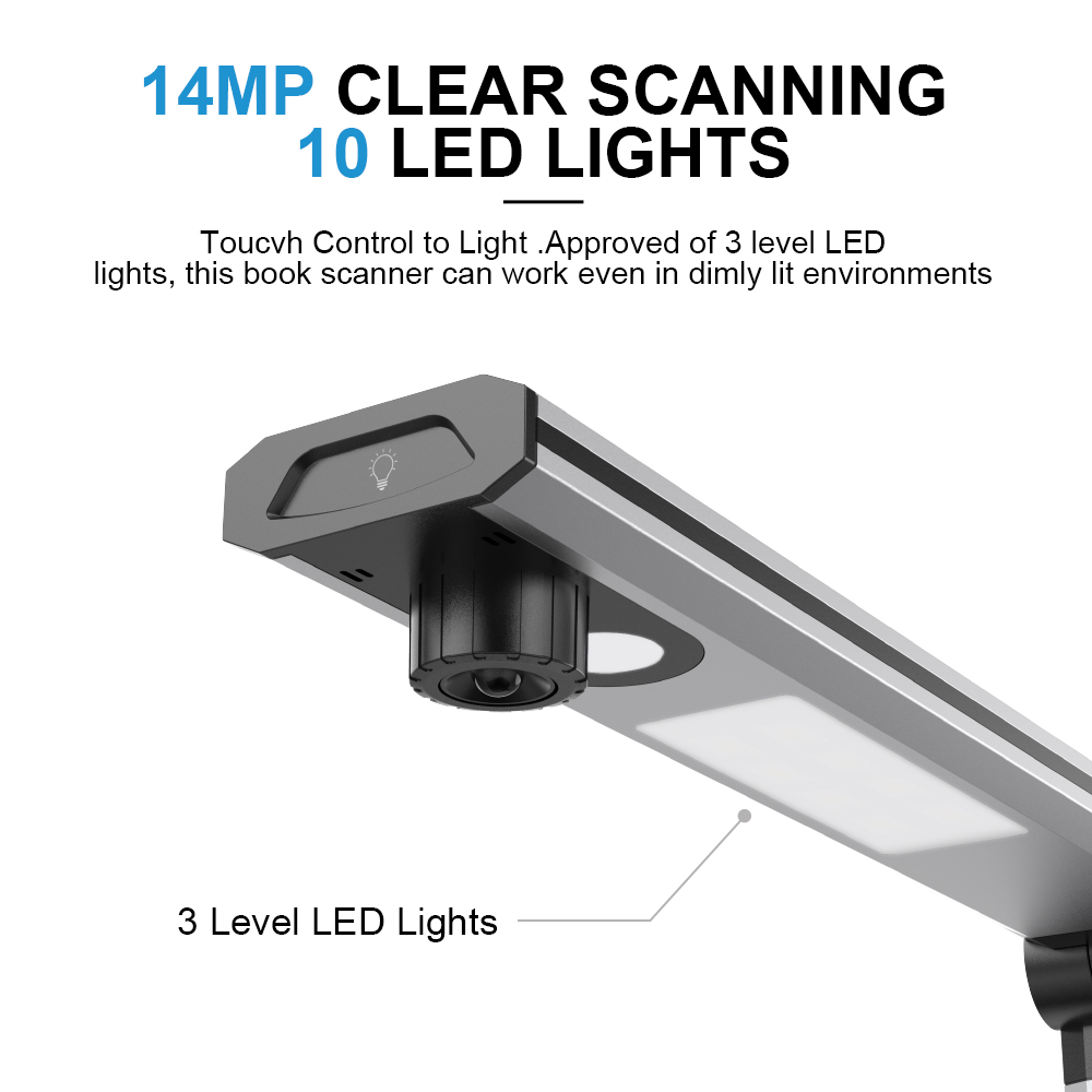 JOYUSING  L14 14MP HD Book & D - Document Scanner Portable recension och pris