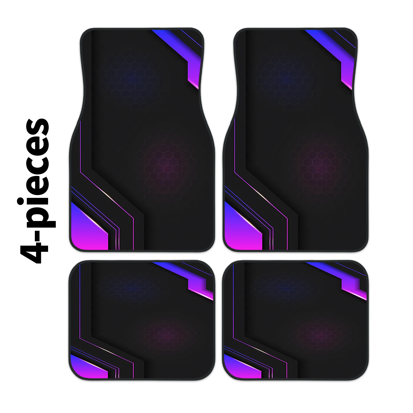 4pcs 2D High-Tech Geometric Pa - Tech Accessories Luxury recension och pris