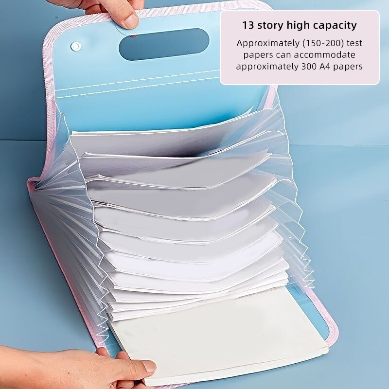 13 Pocket File Folders Portabl - Document Scanner Portable recension och pris