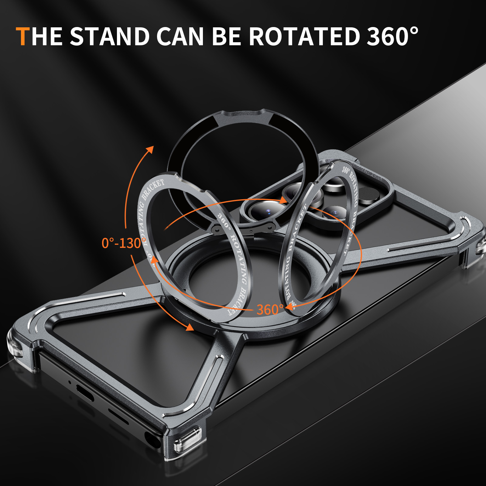 Magnetic Rotating Bracket Anti - Phone Stand Aluminum recension och pris