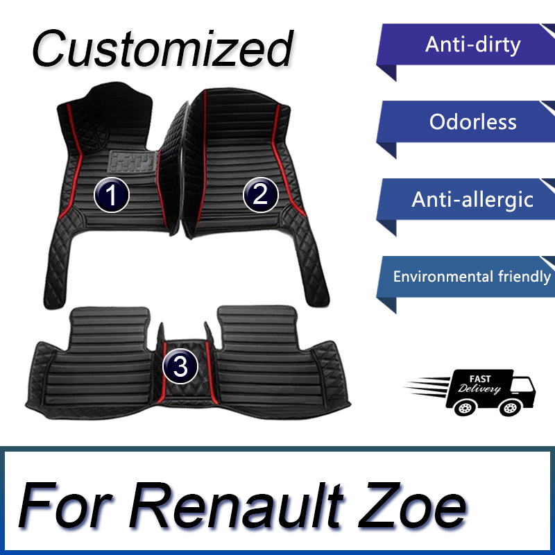 Leather Car Floor Mats For Ren - Tech Accessories Luxury recension och pris