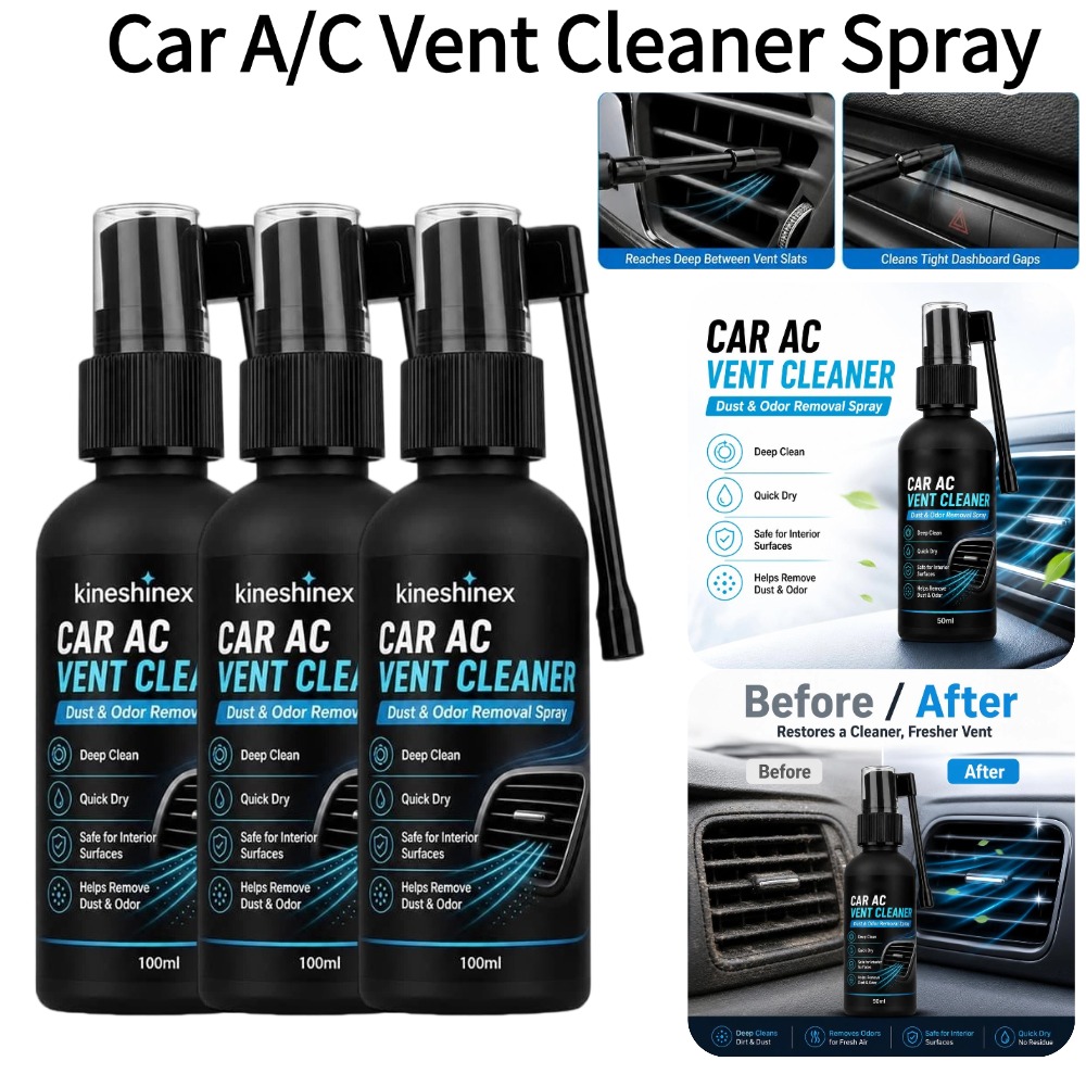 Car Air Conditioner Vent Clean - Screen Cleaner Spray recension och pris