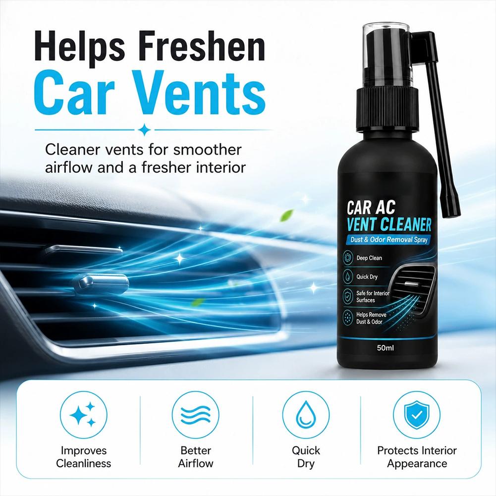 Car Air Conditioner Vent Clean - Screen Cleaner Spray recension och pris